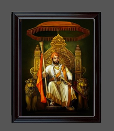 Buy Chhatrapati Shivaji Maharaj Handmade Painting by AKASH BHISIKAR.  Code:ART_5557_51464 - Paintings for Sale online in India.