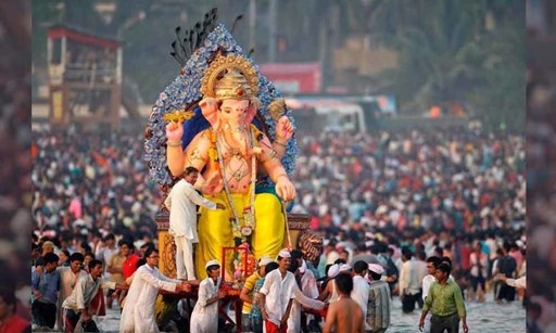 Ganeshotsav: The Majestic Fiesta of Lord Ganesha's Arrival.